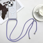 Capa de Telemóvel Magnética MagSafe PC + TPU com Cordão, Para iPhone 14 Pro Max, Para iPhone 13 Pro Max, Para iPhone 13 Pro, Para iPhone 13
