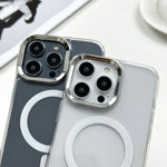 Capa de telemóvel magnética MagSafe em PC + TPU com cordão, para iPhone 17e / 16e, para iPhone 17 Pro Max, para iPhone 17 Pro, para iPhone 17