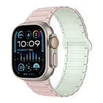 Correia de relógio magnética em silicone em forma de I, para Apple Watch SE 2023 44mm, para Apple Watch SE 2023 40mm, para Apple Watch Ultra 2 49mm
