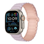 Correia de relógio magnética em silicone em forma de I, para Apple Watch SE 2023 44mm, para Apple Watch SE 2023 40mm, para Apple Watch Ultra 2 49mm