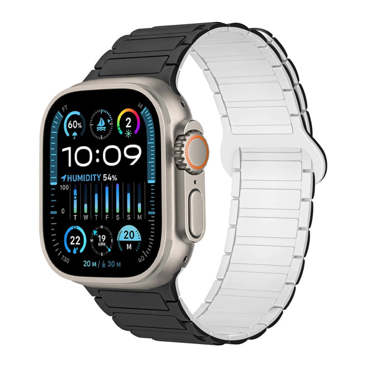 Correia de relógio magnética em silicone em forma de I, para Apple Watch SE 2023 44mm, para Apple Watch SE 2023 40mm, para Apple Watch Ultra 2 49mm