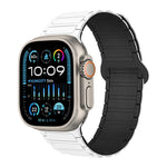 Correia de relógio magnética em silicone em forma de I, para Apple Watch SE 2023 44mm, para Apple Watch SE 2023 40mm, para Apple Watch Ultra 2 49mm