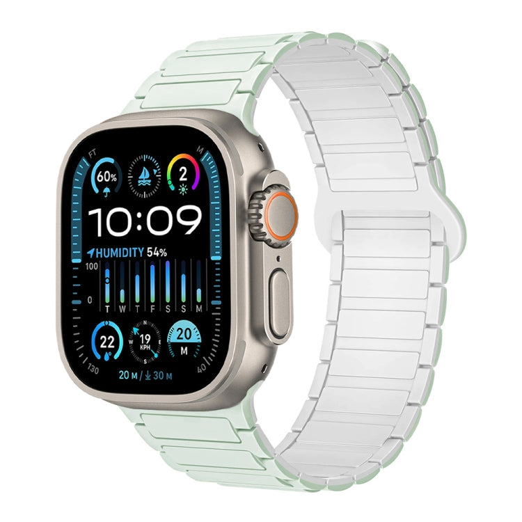 Correia de relógio magnética em silicone em forma de I, para Apple Watch SE 2023 44mm, para Apple Watch SE 2023 40mm, para Apple Watch Ultra 2 49mm