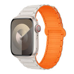 Correia de relógio magnética em silicone em forma de I, para Apple Watch Series 9 45mm, para Apple Watch Series 9 41mm, para Apple Watch Ultra 49mm