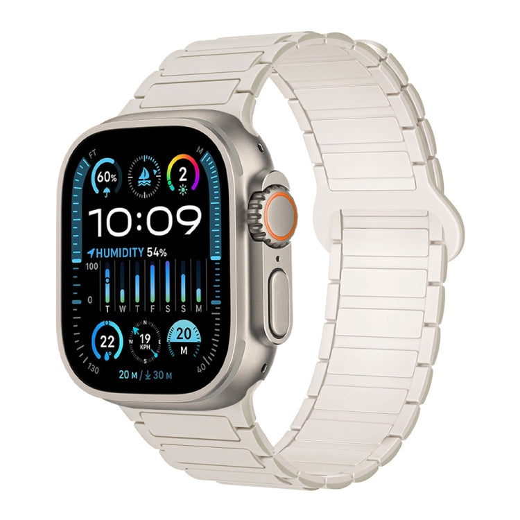 Correia de relógio magnética em silicone em forma de I, para Apple Watch Series 9 45mm, para Apple Watch Series 9 41mm, para Apple Watch Ultra 49mm