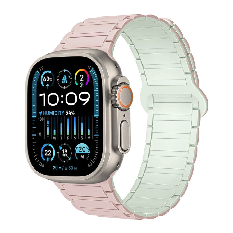 Correia de relógio magnética em silicone em forma de I, para Apple Watch Series 9 45mm, para Apple Watch Series 9 41mm, para Apple Watch Ultra 49mm