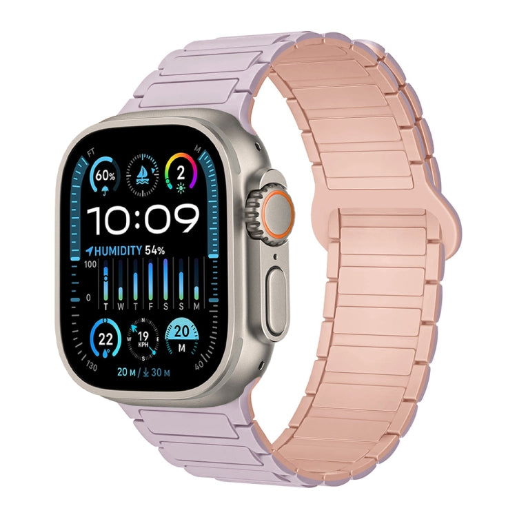 Correia de relógio magnética em silicone em forma de I, para Apple Watch Series 9 45mm, para Apple Watch Series 9 41mm, para Apple Watch Ultra 49mm