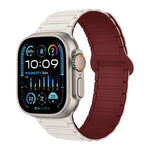 Correia de relógio magnética em silicone em forma de I, para Apple Watch Series 9 45mm, para Apple Watch Series 9 41mm, para Apple Watch Ultra 49mm