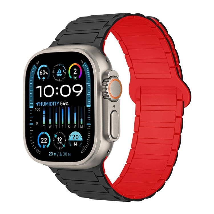 Correia de relógio magnética em silicone em forma de I, para Apple Watch Series 9 45mm, para Apple Watch Series 9 41mm, para Apple Watch Ultra 49mm