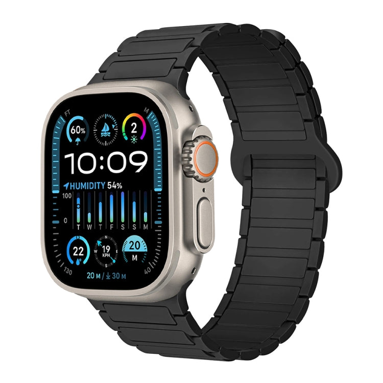 Correia de relógio magnética em silicone em forma de I, para Apple Watch Series 9 45mm, para Apple Watch Series 9 41mm, para Apple Watch Ultra 49mm