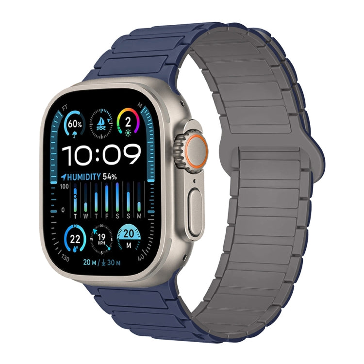 Correia de relógio magnética em silicone em forma de I, para Apple Watch Series 9 45mm, para Apple Watch Series 9 41mm, para Apple Watch Ultra 49mm