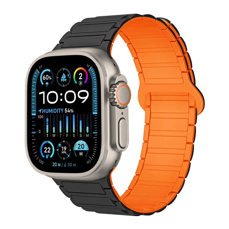 Correia de relógio magnética em silicone em forma de I, para Apple Watch Series 9 45mm, para Apple Watch Series 9 41mm, para Apple Watch Ultra 49mm