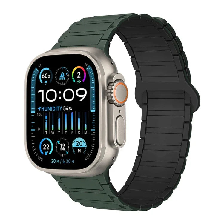 I-Shaped Magnetic Silicone Watch Band