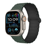 Correia de relógio magnética em silicone em forma de I, para Apple Watch Series 9 45mm, para Apple Watch Series 9 41mm, para Apple Watch Ultra 49mm
