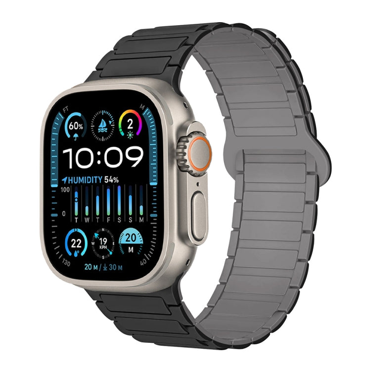 Correia de relógio magnética em silicone em forma de I, para Apple Watch Series 9 45mm, para Apple Watch Series 9 41mm, para Apple Watch Ultra 49mm