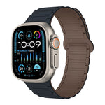 Correia de relógio magnética em silicone em forma de I, para Apple Watch Series 9 45mm, para Apple Watch Series 9 41mm, para Apple Watch Ultra 49mm