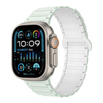 Correia de relógio magnética em silicone em forma de I, para Apple Watch Series 9 45mm, para Apple Watch Series 9 41mm, para Apple Watch Ultra 49mm