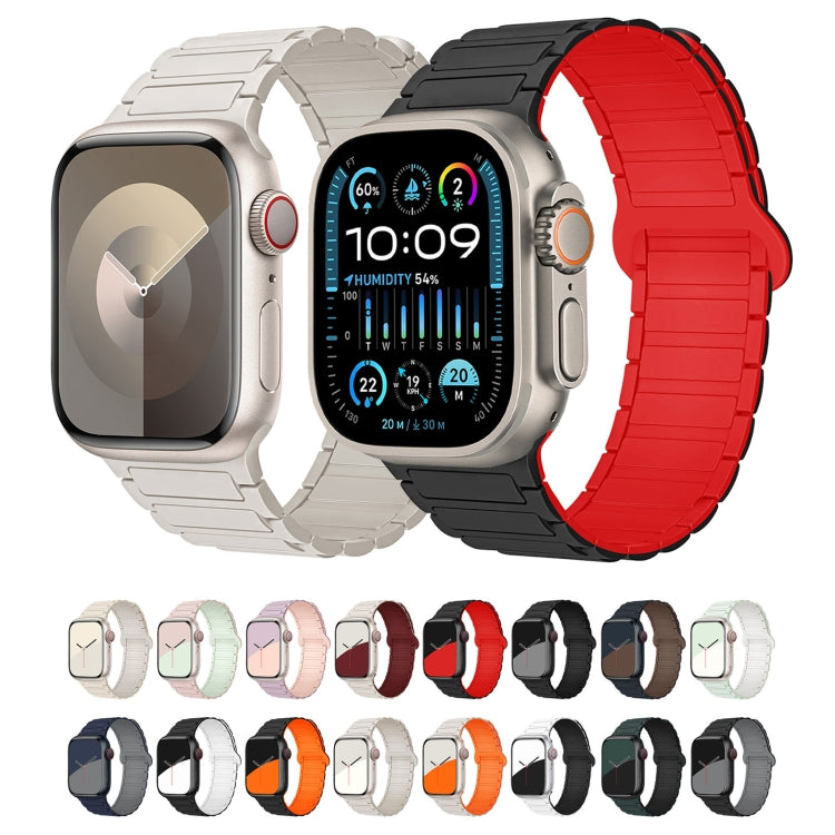 Correia de relógio magnética em silicone em forma de I, para Apple Watch Series 9 45mm, para Apple Watch Series 9 41mm, para Apple Watch Ultra 49mm