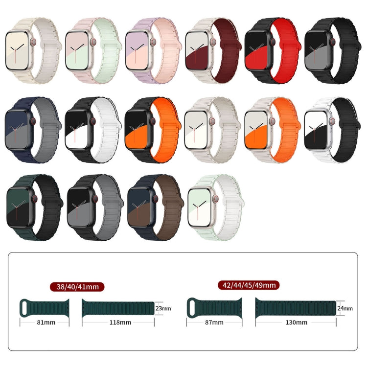 Correia de relógio magnética em silicone em forma de I, para Apple Watch Series 9 45mm, para Apple Watch Series 9 41mm, para Apple Watch Ultra 49mm