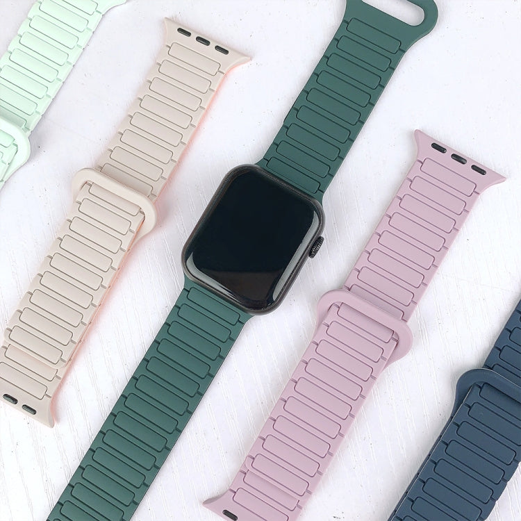 Correia de relógio magnética em silicone em forma de I, para Apple Watch SE 2023 44mm, para Apple Watch SE 2023 40mm, para Apple Watch Ultra 2 49mm