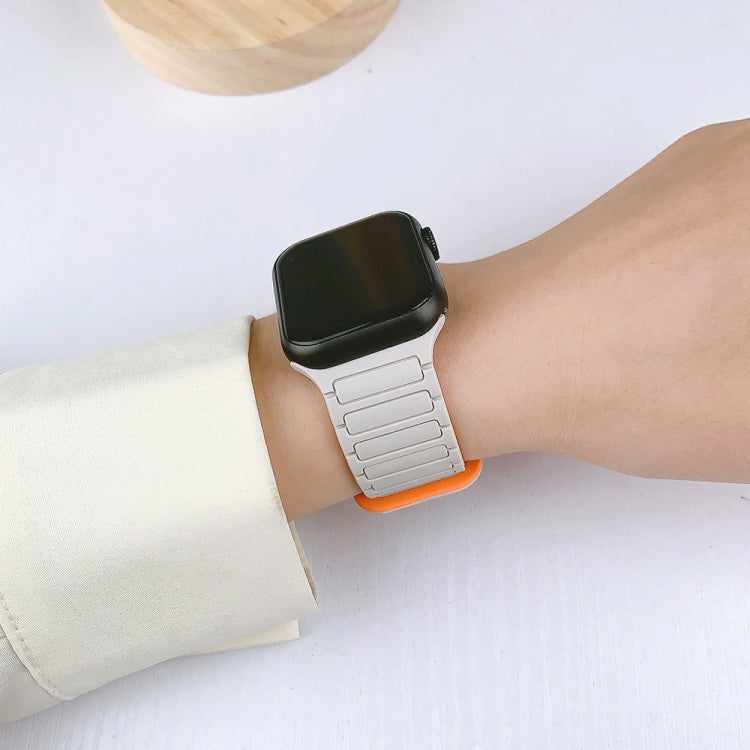 Correia de relógio magnética em silicone em forma de I, para Apple Watch SE 2023 44mm, para Apple Watch SE 2023 40mm, para Apple Watch Ultra 2 49mm