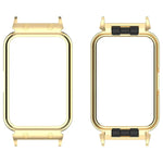 Capa Protetora de Relógio com Moldura Metálica de 18mm, Para Samsung Galaxy Fit 3
