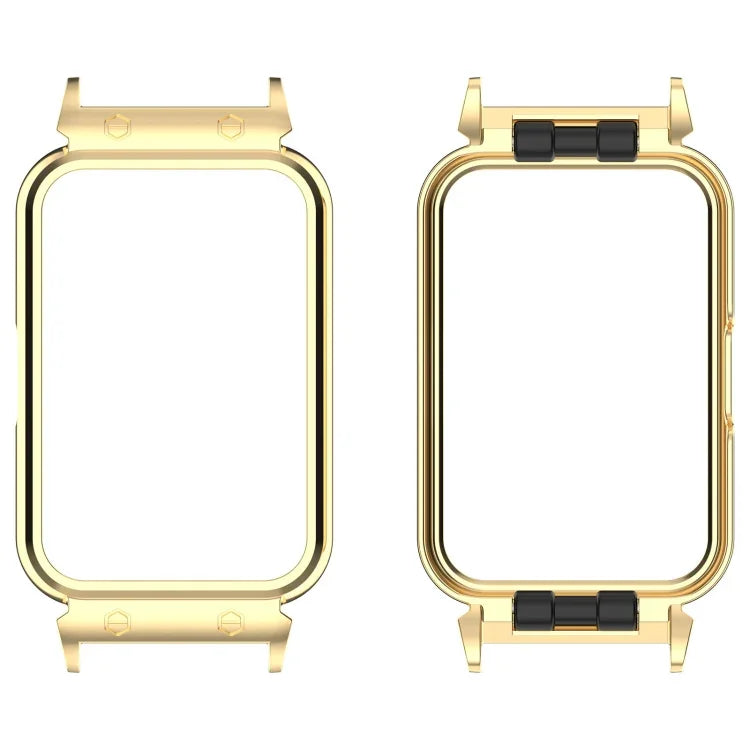 Capa Protetora de Relógio com Moldura Metálica de 18mm, Para Samsung Galaxy Fit 3
