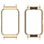 Capa Protetora de Relógio com Moldura Metálica de 18mm, Para Samsung Galaxy Fit 3