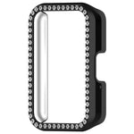 Capa Protetora de Relógio em PC Oca com Meio Pacote de Diamante, Para Samsung Galaxy Fit 3