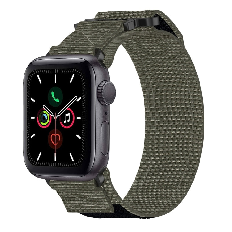 Pulseira de Relógio com Fecho de Gancho e Argola em Nylon, Para Apple Watch Series 5 44mm, Para Apple Watch Series 5 40mm, Para Apple Watch Series 4 44mm, Para Apple Watch Series 4 40mm, Para Apple Watch Series 3 38mm, Para Apple Watch Series 3 42mm