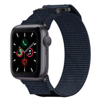 Pulseira de Relógio com Fecho de Gancho e Argola em Nylon, Para Apple Watch Series 5 44mm, Para Apple Watch Series 5 40mm, Para Apple Watch Series 4 44mm, Para Apple Watch Series 4 40mm, Para Apple Watch Series 3 38mm, Para Apple Watch Series 3 42mm