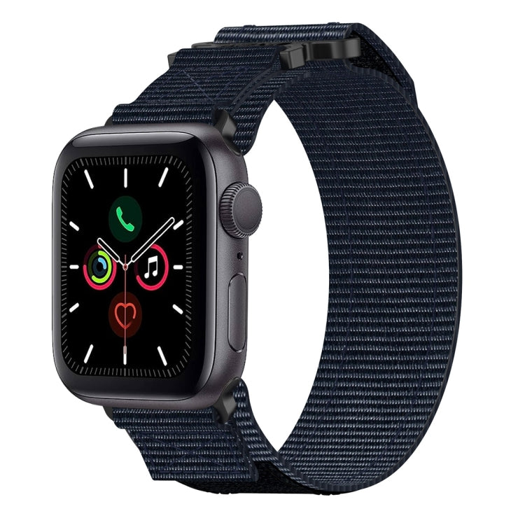 Pulseira de Relógio com Fecho de Gancho e Argola em Nylon, Para Apple Watch Series 5 44mm, Para Apple Watch Series 5 40mm, Para Apple Watch Series 4 44mm, Para Apple Watch Series 4 40mm, Para Apple Watch Series 3 38mm, Para Apple Watch Series 3 42mm