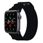 Pulseira de Relógio com Fecho de Gancho e Argola em Nylon, Para Apple Watch Series 5 44mm, Para Apple Watch Series 5 40mm, Para Apple Watch Series 4 44mm, Para Apple Watch Series 4 40mm, Para Apple Watch Series 3 38mm, Para Apple Watch Series 3 42mm