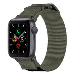 Pulseira de Relógio com Fecho de Gancho e Argola em Nylon, Para Apple Watch Series 5 44mm, Para Apple Watch Series 5 40mm, Para Apple Watch Series 4 44mm, Para Apple Watch Series 4 40mm, Para Apple Watch Series 3 38mm, Para Apple Watch Series 3 42mm