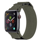 Pulseira de Relógio com Fecho de Gancho e Argola em Nylon, Para Apple Watch Series 5 44mm, Para Apple Watch Series 5 40mm, Para Apple Watch Series 4 44mm, Para Apple Watch Series 4 40mm, Para Apple Watch Series 3 38mm, Para Apple Watch Series 3 42mm