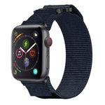 Pulseira de Relógio com Fecho de Gancho e Argola em Nylon, Para Apple Watch Series 5 44mm, Para Apple Watch Series 5 40mm, Para Apple Watch Series 4 44mm, Para Apple Watch Series 4 40mm, Para Apple Watch Series 3 38mm, Para Apple Watch Series 3 42mm