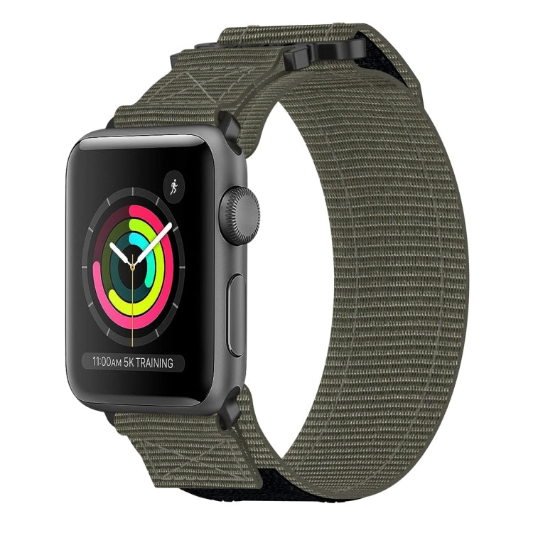 Pulseira de Relógio com Fecho de Gancho e Argola em Nylon, Para Apple Watch Series 5 44mm, Para Apple Watch Series 5 40mm, Para Apple Watch Series 4 44mm, Para Apple Watch Series 4 40mm, Para Apple Watch Series 3 38mm, Para Apple Watch Series 3 42mm