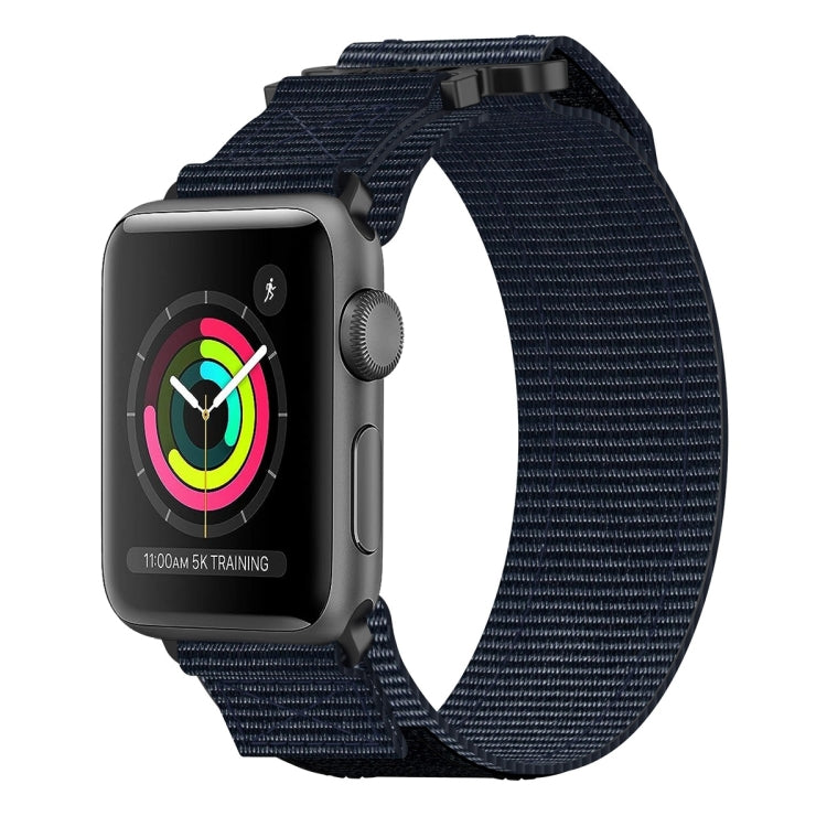 Pulseira de Relógio com Fecho de Gancho e Argola em Nylon, Para Apple Watch Series 5 44mm, Para Apple Watch Series 5 40mm, Para Apple Watch Series 4 44mm, Para Apple Watch Series 4 40mm, Para Apple Watch Series 3 38mm, Para Apple Watch Series 3 42mm