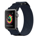 Pulseira de Relógio com Fecho de Gancho e Argola em Nylon, Para Apple Watch Series 5 44mm, Para Apple Watch Series 5 40mm, Para Apple Watch Series 4 44mm, Para Apple Watch Series 4 40mm, Para Apple Watch Series 3 38mm, Para Apple Watch Series 3 42mm