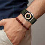 Pulseira de Relógio com Fecho de Gancho e Argola em Nylon, Para Apple Watch Series 5 44mm, Para Apple Watch Series 5 40mm, Para Apple Watch Series 4 44mm, Para Apple Watch Series 4 40mm, Para Apple Watch Series 3 38mm, Para Apple Watch Series 3 42mm