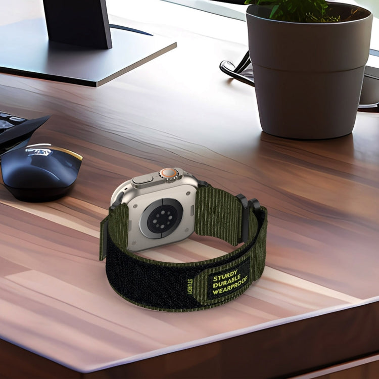 Pulseira de Relógio com Fecho de Gancho e Argola em Nylon, Para Apple Watch Series 5 44mm, Para Apple Watch Series 5 40mm, Para Apple Watch Series 4 44mm, Para Apple Watch Series 4 40mm, Para Apple Watch Series 3 38mm, Para Apple Watch Series 3 42mm