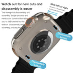 Correia de Relógio ZGA Ocean em Silicone, Para Apple Watch Series 4 44mm, Para Apple Watch Series 3 42mm, Para Apple Watch Series 2 42mm, Para Apple Watch 42mm