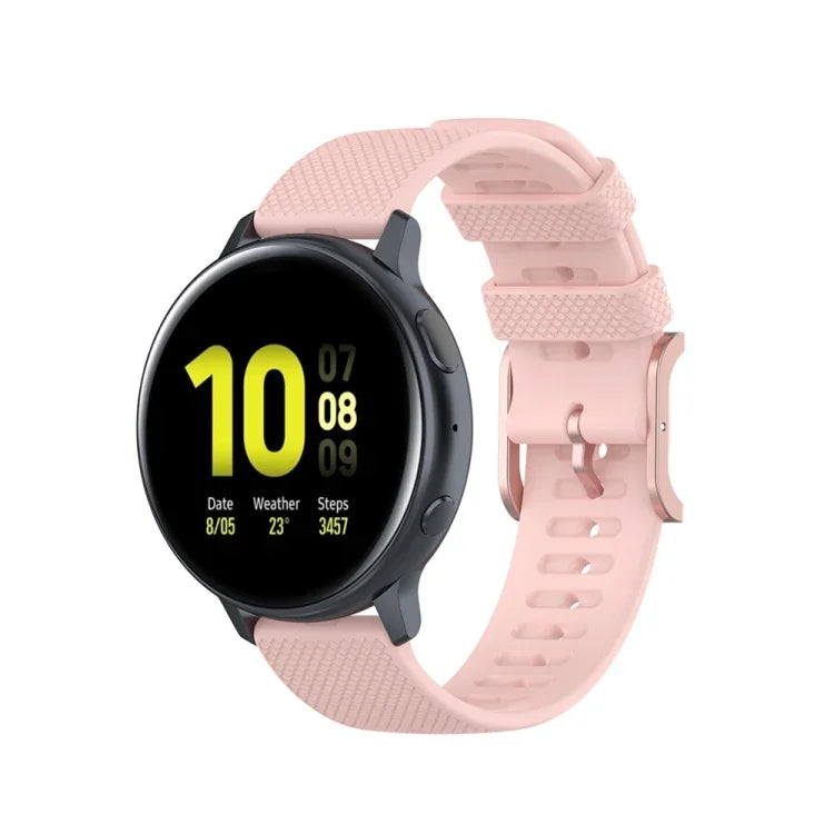 Pulseira de Pulso Textura de Pontos 20mm, Para Galaxy Watch Active 3 / Active 2 / Active, Para Polar Ignite