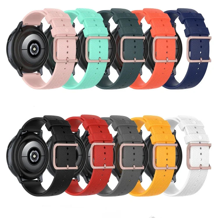 Pulseira de Pulso Textura de Pontos 20mm, Para Galaxy Watch Active 3 / Active 2 / Active, Para Polar Ignite