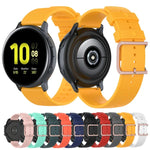 Pulseira de Pulso Textura de Pontos 20mm, Para Galaxy Watch Active 3 / Active 2 / Active, Para Polar Ignite