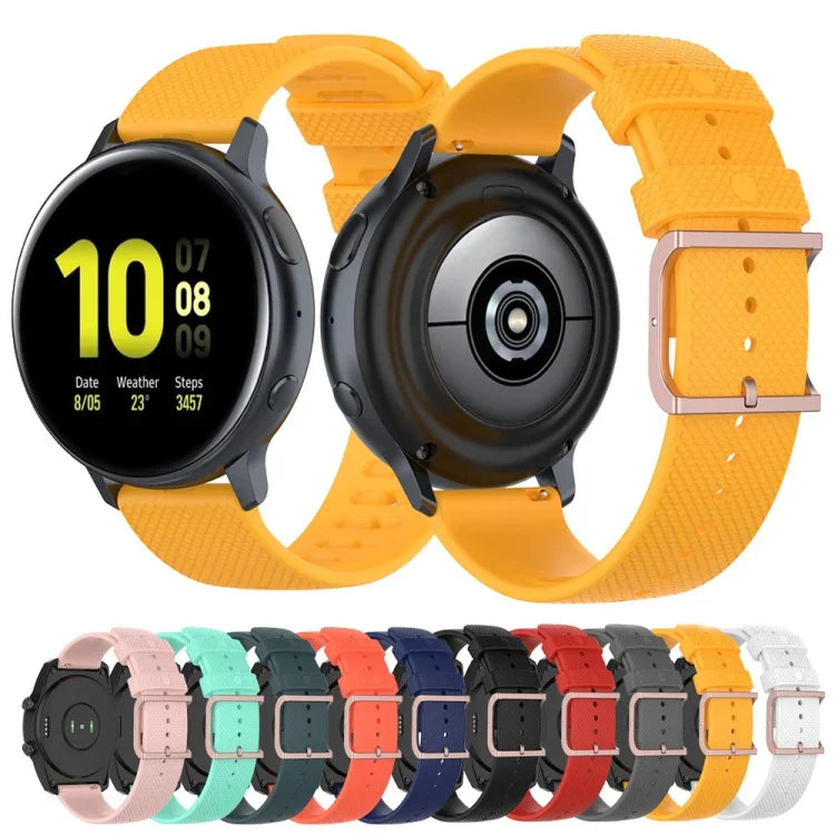 Pulseira de Pulso Textura de Pontos 20mm, Para Galaxy Watch Active 3 / Active 2 / Active, Para Polar Ignite
