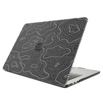 Capa Protetora Fosca para Portátil com Padrão Impresso UV, Para MacBook Air 13,3 A1466 / A1369, Para MacBook 12 polegadas A1534