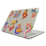Capa Protetora Fosca para Portátil com Padrão Impresso UV, Para MacBook Pro 16,2 A2991 / A2780 / A2485, Para MacBook Air 13,3 A1932 / A2179 / A2337
