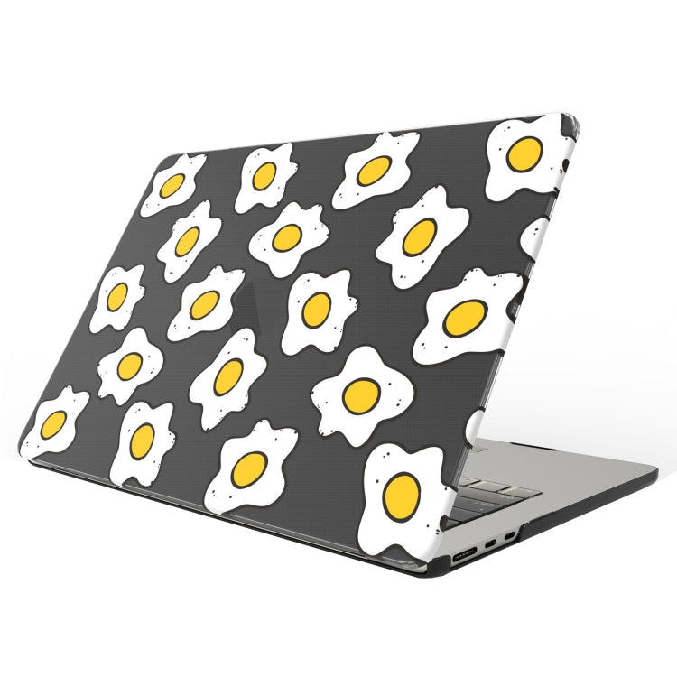 Capa Protetora Fosca para Portátil com Padrão Impresso UV, Para MacBook Pro 16,2 A2991 / A2780 / A2485, Para MacBook Air 13,3 A1932 / A2179 / A2337