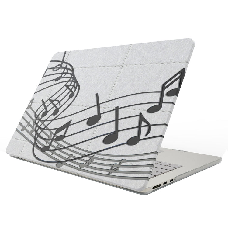 Capa Protetora Fosca para Portátil com Padrão Impresso UV, Para MacBook Pro 14,2 A2992/A2918/A2779/A2442, Para MacBook Air 15 M2 A2941 / M3 A3114